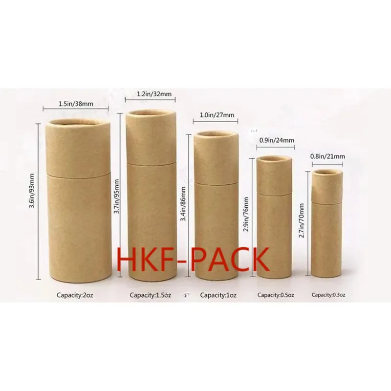 Solid Perfume Paper Tube Packaging