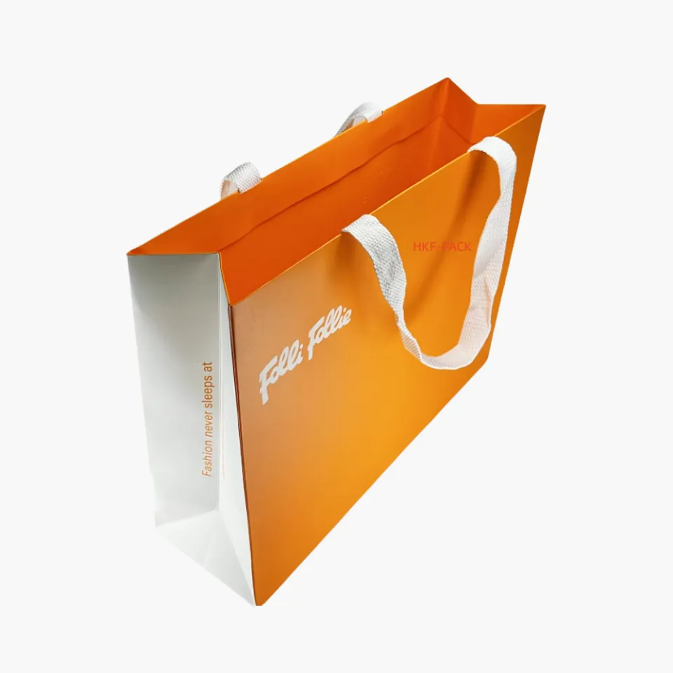 Fold Bottom Gift Shopping Bag